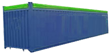 40' Full Height Open Top Container
